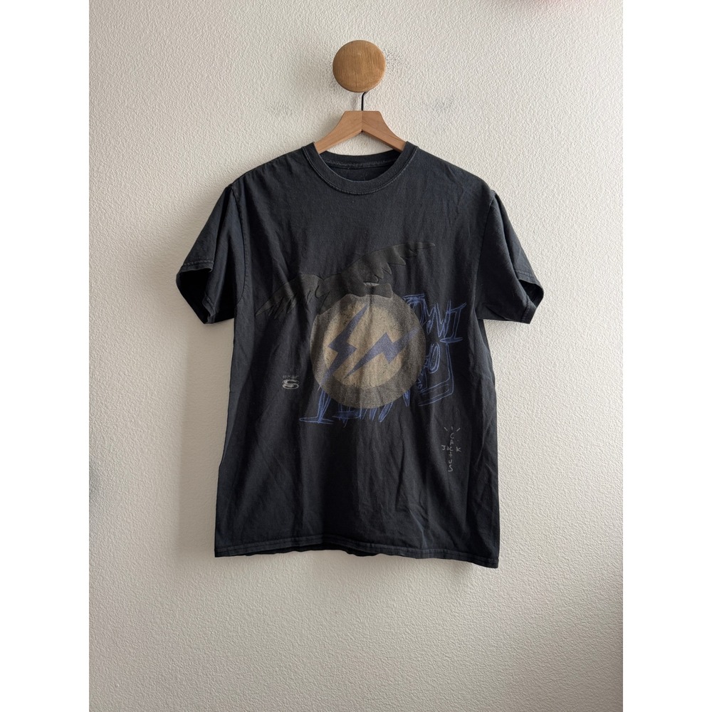 Travis Scott Cactus Jack Fragment Manifest Tshirt Black Mens Small 2021 Collab